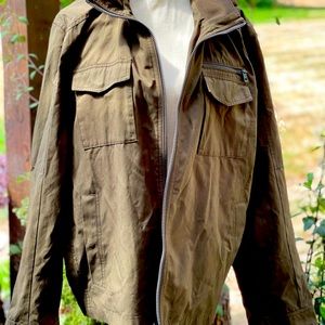 Calvin Klein waterproof hooded jacket.